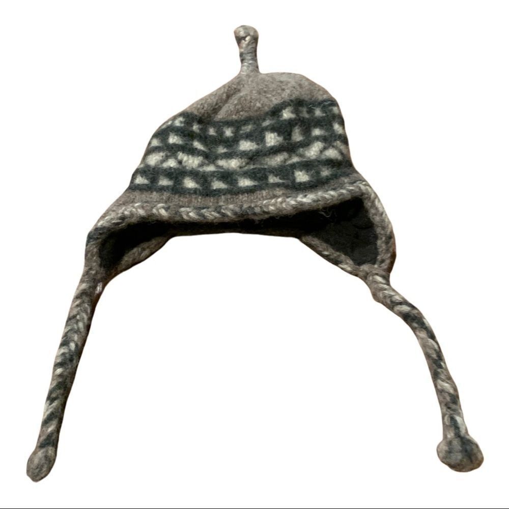 EVEREST DESIGNS Nepal Wool Beanie Hat Ear Flaps